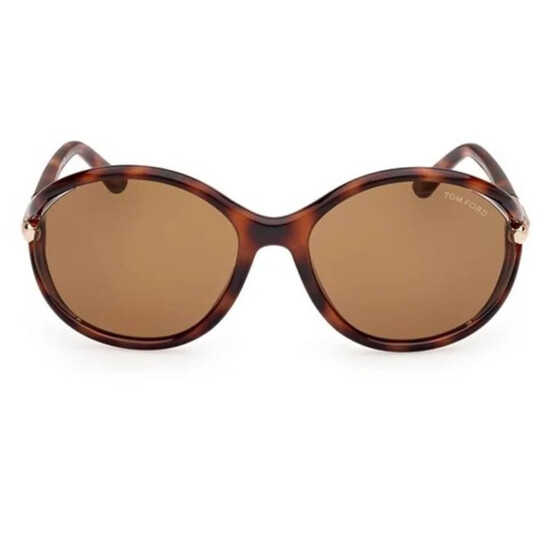 Tom Ford Melody Brown Oval Ladies Sunglasses FT1090 53E 59  display picture 2
