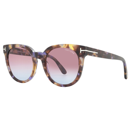 Tom Ford Moira Violet Gradient Oval Ladies Sunglasses FT1109  display picture 3