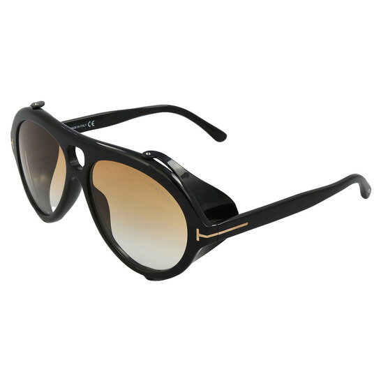 Tom Ford Neughman Amber Gradient Pilot Men's Sunglasses