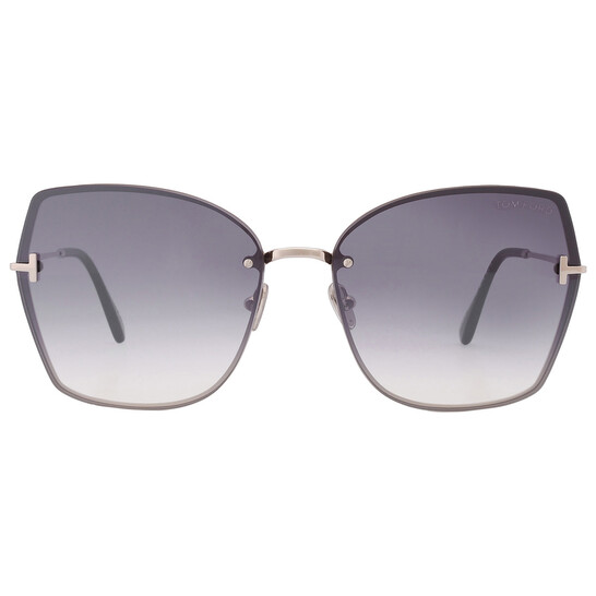 Tom Ford Nickie Smoke Mirror Butterfly Ladies Sunglasses  display picture 1