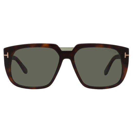 Tom Ford Oliver-02 Green Square Men's Sunglasses FT1025 56N 56