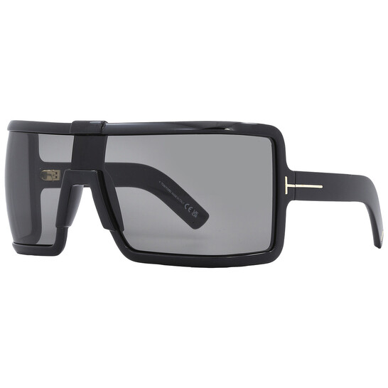 Tom Ford Parker Smoke Shield Ladies Sunglasses FT1118 01A 00  display picture 1