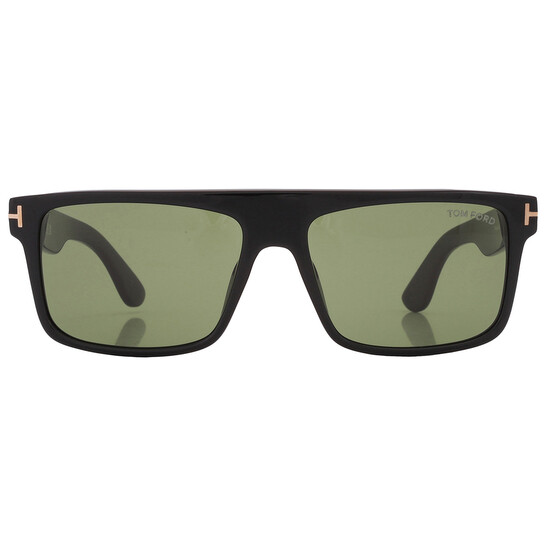 Tom Ford Philippe Green Browline Men's Sunglasses FT0999 01N 58