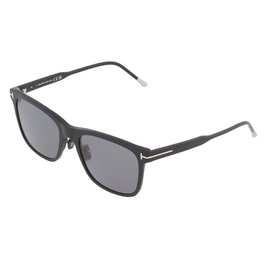 Tom Ford Polarized Smoke Square Men's Sunglasses FT0955-D