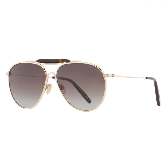 Tom Ford Raphael Gradient Brown Pilot Men's Sunglasses