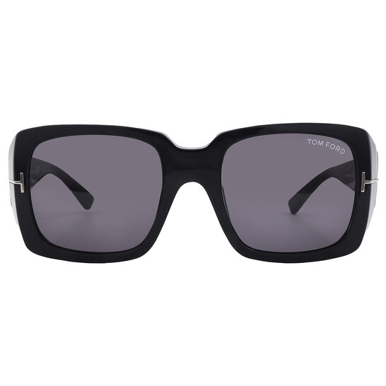 Tom Ford Ryder Smoke Square Ladies Sunglasses FT1035-N 01A  display picture 3