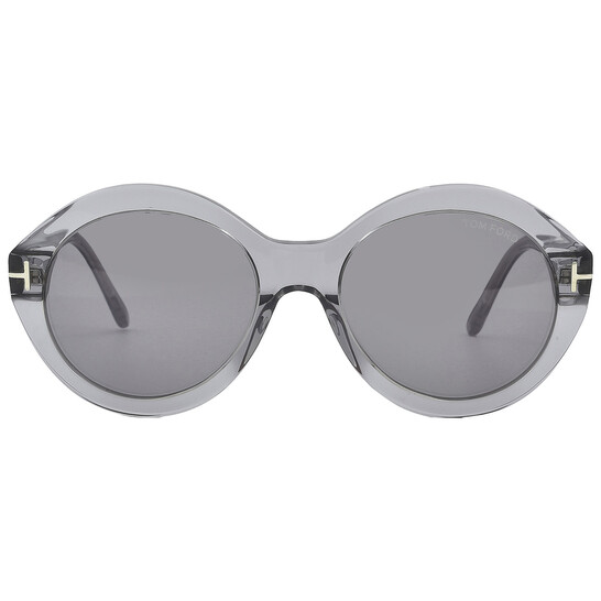 TOM FORD◆Trendy Cat Eye Grey crystal Sunglasses TOM FORD Silver Mirrored Nastasya Cat Eye Sunglasses rt