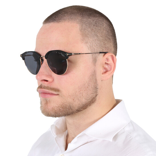 Tom Ford Smoke Oval Unisex Sunglasses FT0889-K 01A 55