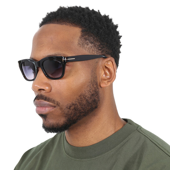 TOM FORD【トムフォード】サングラス FT0237-05B-52 Tom Ford Snowdon Grey Gradient Square Men's Sunglasses