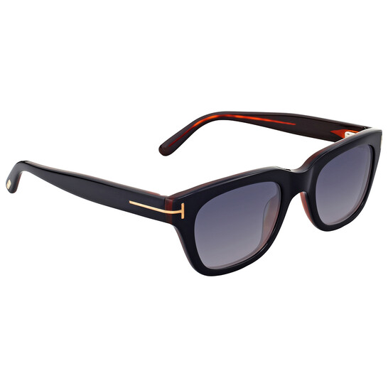 Tom Ford Snowdon Smoke Gradient Square Men's Sunglasses