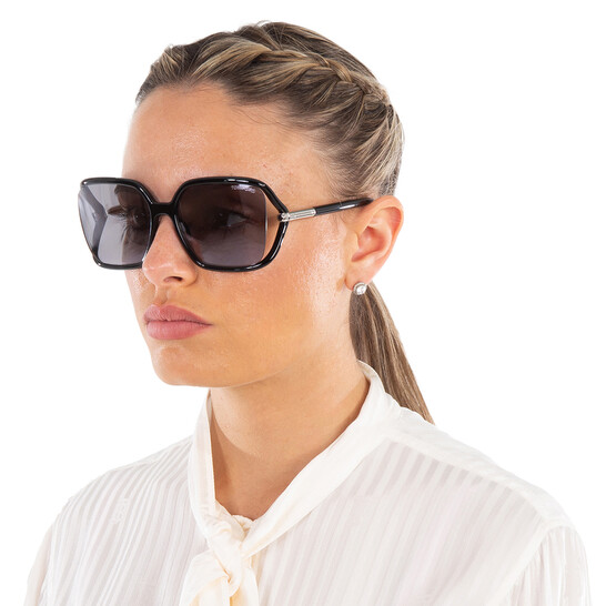 Tom Ford Women\'s White Frame Gradient Brown Solange Lens Sunglasses 61mm Tom Ford Solange FT1089 - ALEXANDER DAAS main image 4