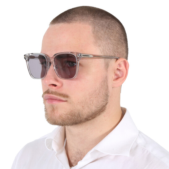 サングラス Tom Ford Sunglasses TF891K 20D Asian Fit Clear Frame Tom Ford Square Men's Sunglasses FT0891-K 20D 55
