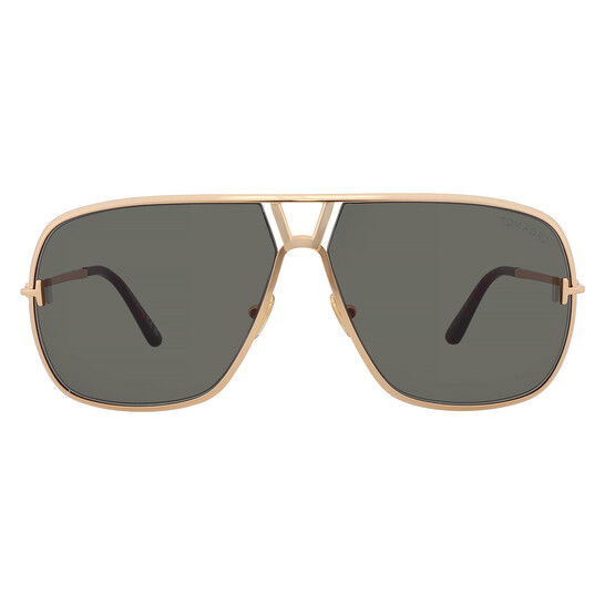 Tom Ford Stavros Green Navigator Men's Sunglasses FT1204 30N 63