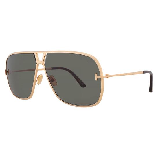 Tom Ford Stavros Green Navigator Men's Sunglasses FT1204 30N 63