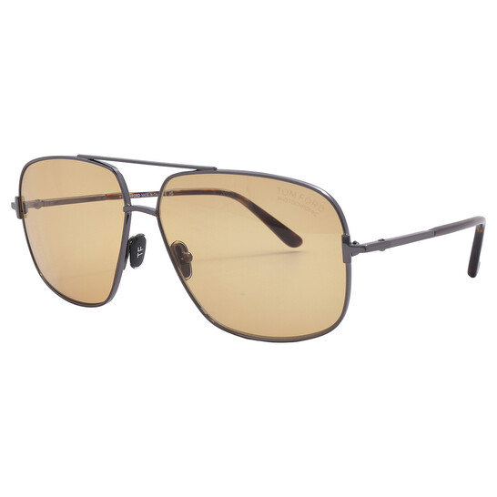 Tom Ford Tex Brown Photochromatic Navigator Men's Sunglasses