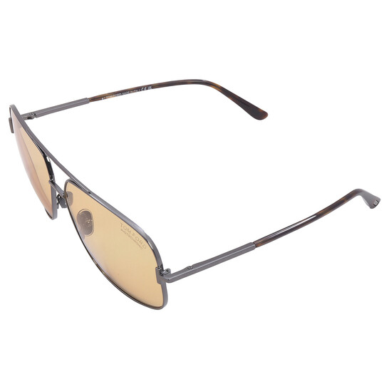 Tom Ford Tex Brown Photochromatic Navigator Men's Sunglasses