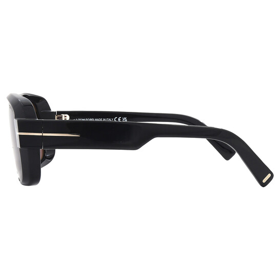 Tom Ford Turner Smoke Navigator Men's Sunglasses FT1101 01A 58 - 546x546 Image #4