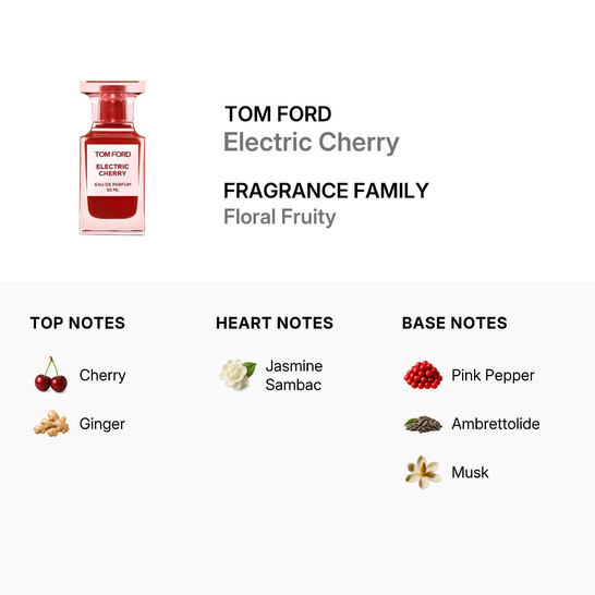 Tom Ford Unisex Electric Cherry EDP Spray 1.7 oz (Tester