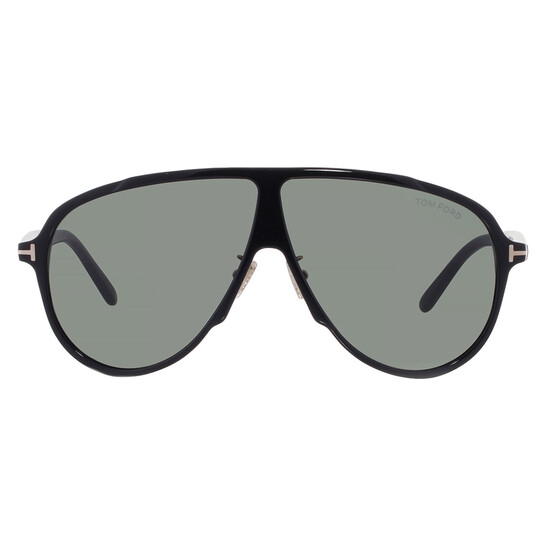 Tom Ford Vladimir Green Pilot Men's Sunglasses FT1211-F 01N 65