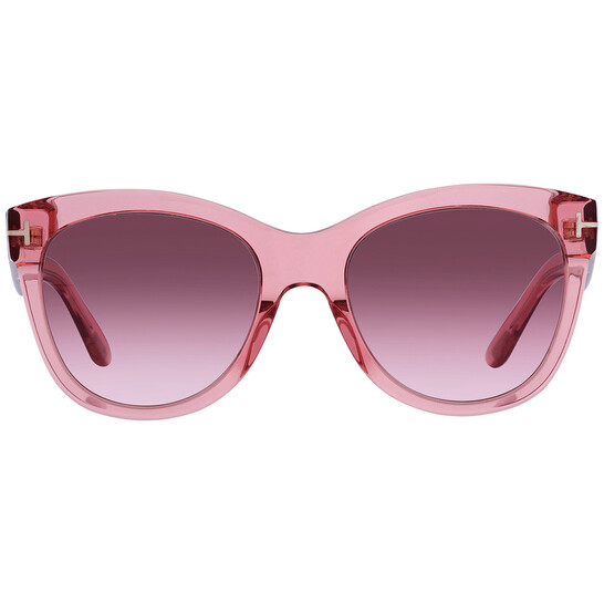 Tom Ford Wallace Brown Gradient Pink Cat Eye Ladies