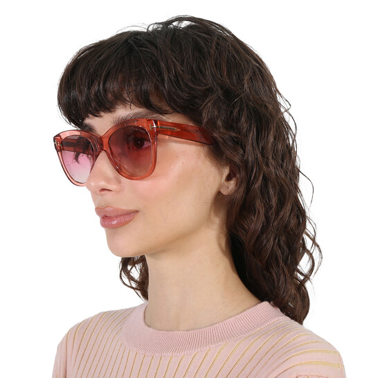 Tom Ford Wallace Brown Gradient Pink Cat Eye Ladies
