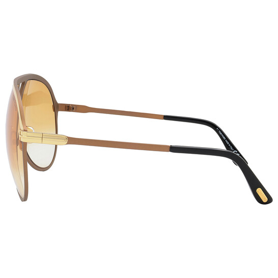 TOMFORD ロコ ハフォレテット オフントゥ スライト 【関税込】 Tom Ford Xavier Brown Gradient Pilot Men's Sunglasses FT1060