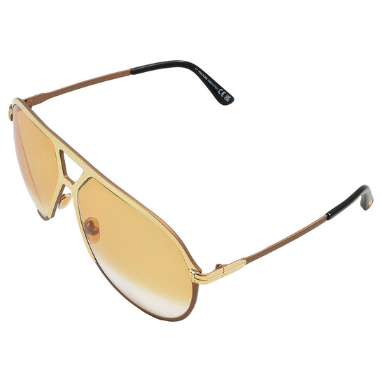 Tom Ford Xavier Brown Gradient Pilot Men's Sunglasses FT1060
