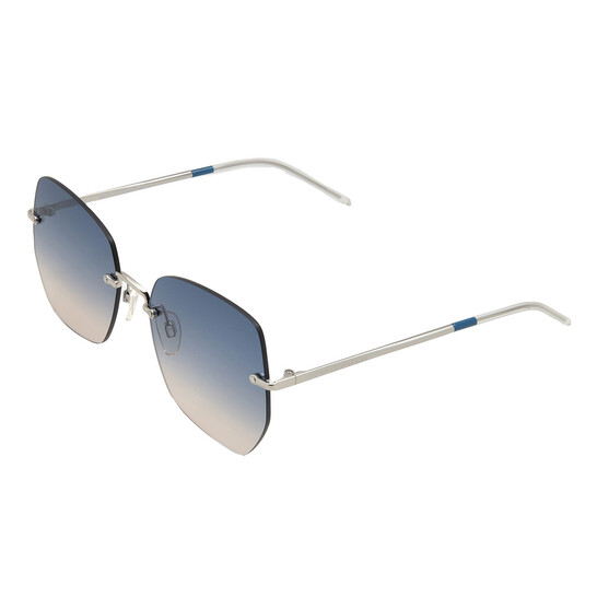 Tommy Hilfiger Blue Gradient Butterfly Ladies Sunglasses TH 1667/S