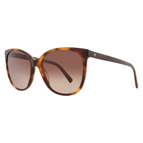 Tommy Hilfiger Brown Gradient Cat Eye Ladies Sunglasses TH  display picture 1