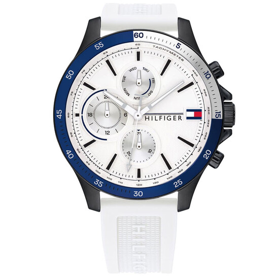 Tommy Hilfiger Chronograph Quartz White Dial Men display picture 1