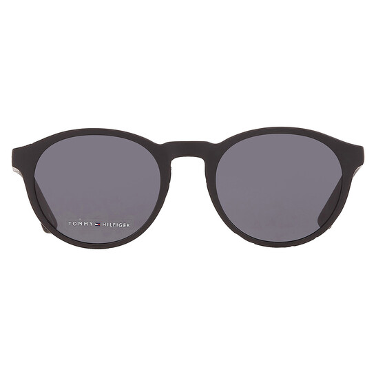 Tommy Hilfiger Grey Blue Round Men display picture 2