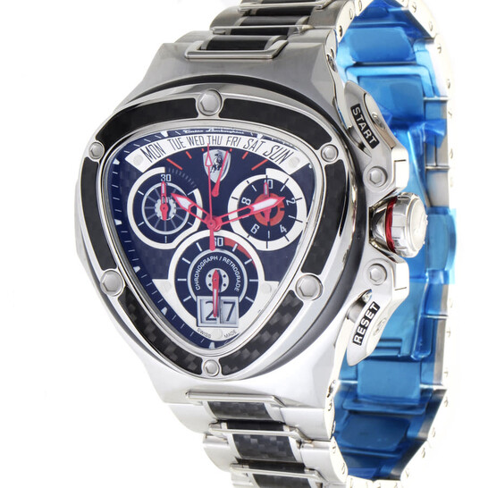 Tonino Lamborghini Spyder Chronograph Quartz Blue Carbon Fiber