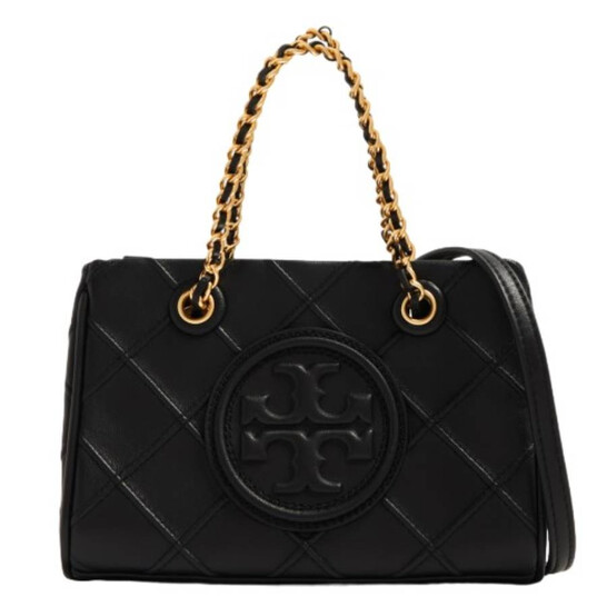 Tory Burch Black Fleming Soft Mini Chain Tote Bag 152334-001