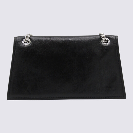 Tory Burch Black Leather Kira Turnlock Shoulder Bag 167058 001