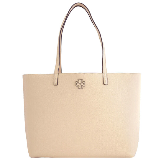 Tory Burch Brie McGraw Pebbled Leather Tote Bag 152221-724
