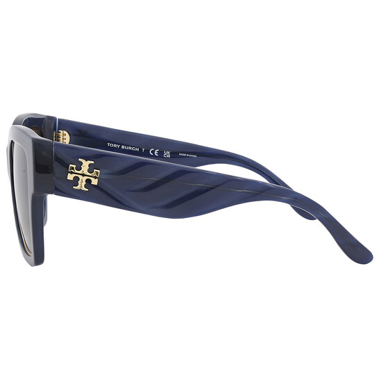 Tory Burch Brown Gradient Square Ladies Sunglasses TY7180U