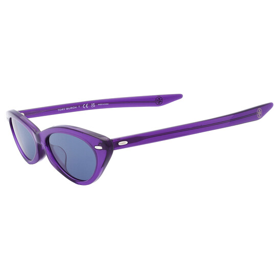 Tory Burch Dark Blue Cat Eye Ladies Sunglasses TY7197U  display picture 1