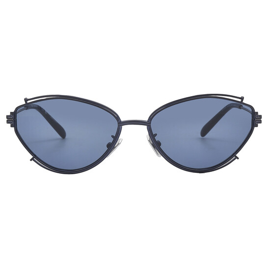 Tory Burch Dark Blue Oval Ladies Sunglasses TY6103 335080 55  display picture 3