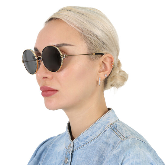 さおり Round metal flip up sunglasses zombie Cosplay Psycho Eyes
