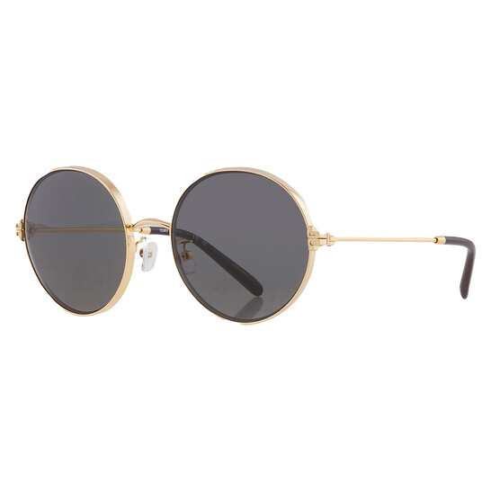さおり Round metal flip up sunglasses perforated stainless steel