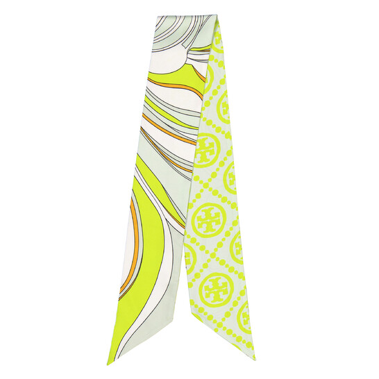Tory Burch Floral Print Silk Scarf - 546x546 Image #3