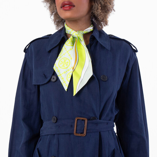 Tory Burch Floral Print Silk Scarf - 546x546