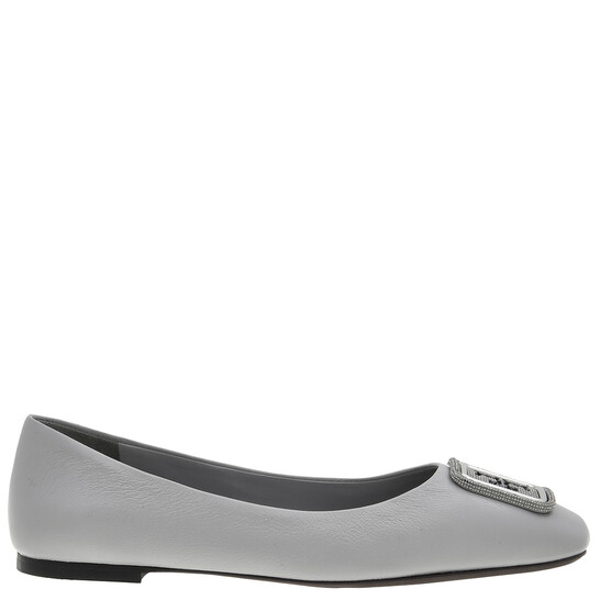 Tory Burch Georgia Pave Leather Ballet Flats, Size 6 156243-029