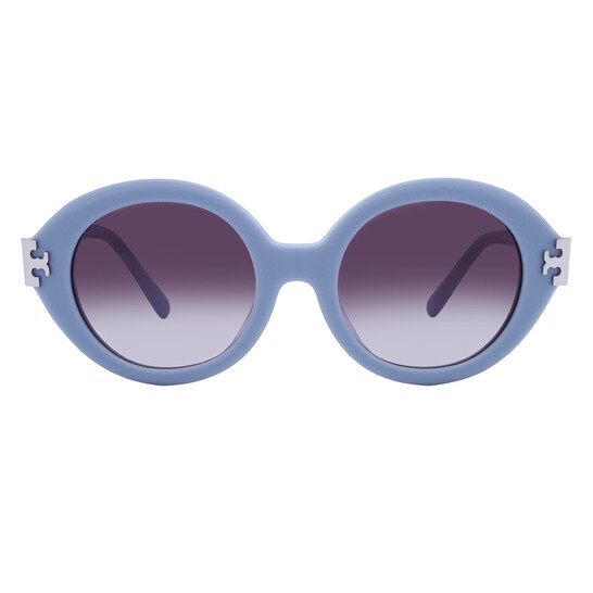 Tory Burch Grey Gradient Oval Ladies Sunglasses TY7210U  display picture 1