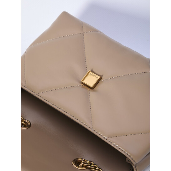 Tory Burch Kira Diamond Quilt Small Convertible Bag 154706-250