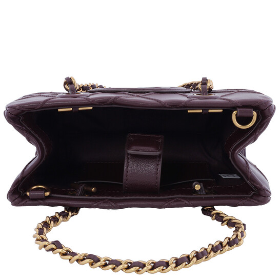 Tory Burch Ladies Albarossa Fleming Soft Mini Chain Tote