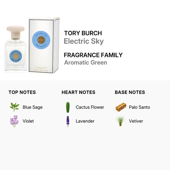 Tory Burch Ladies Electric Sky EDP Spray 3.0 oz Fragrances