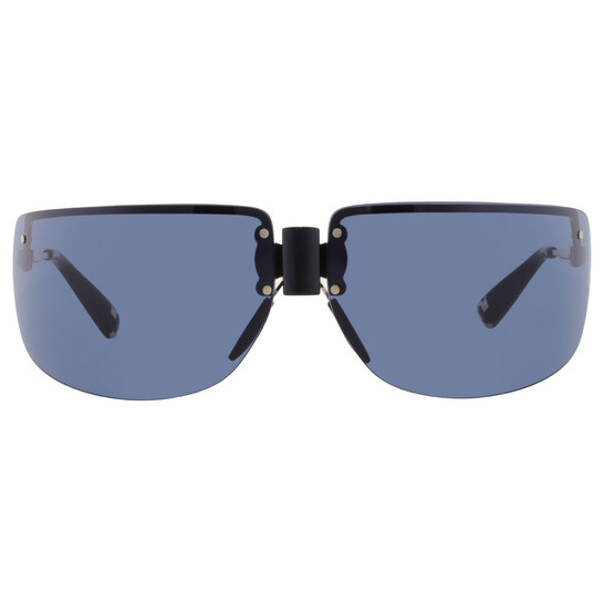 Tory Burch Navy Blue Square Ladies Sunglasses TY5015M 331080  display picture 3