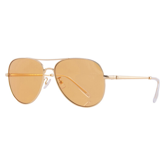 Tory Burch Orange Pilot Ladies Sunglasses TY6114 3343/7 58  display picture 1