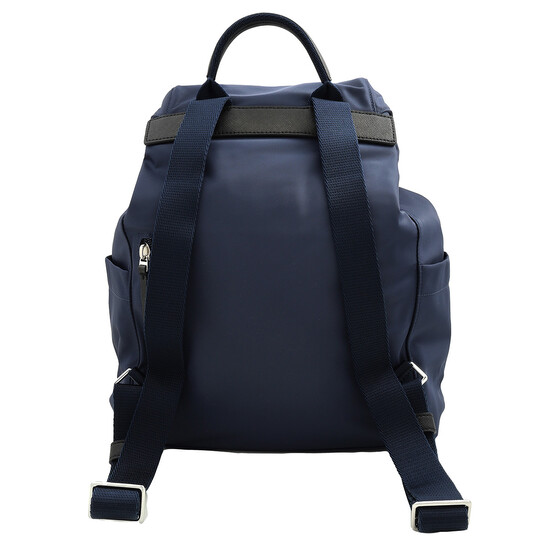 Tory Burch Royal Navy Virginia Nylon Flap Backpack 85061-403